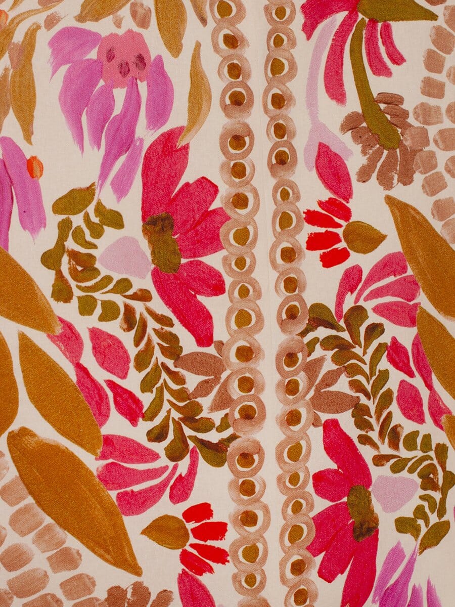 Rosea Kolorowa Sukienka Maxi